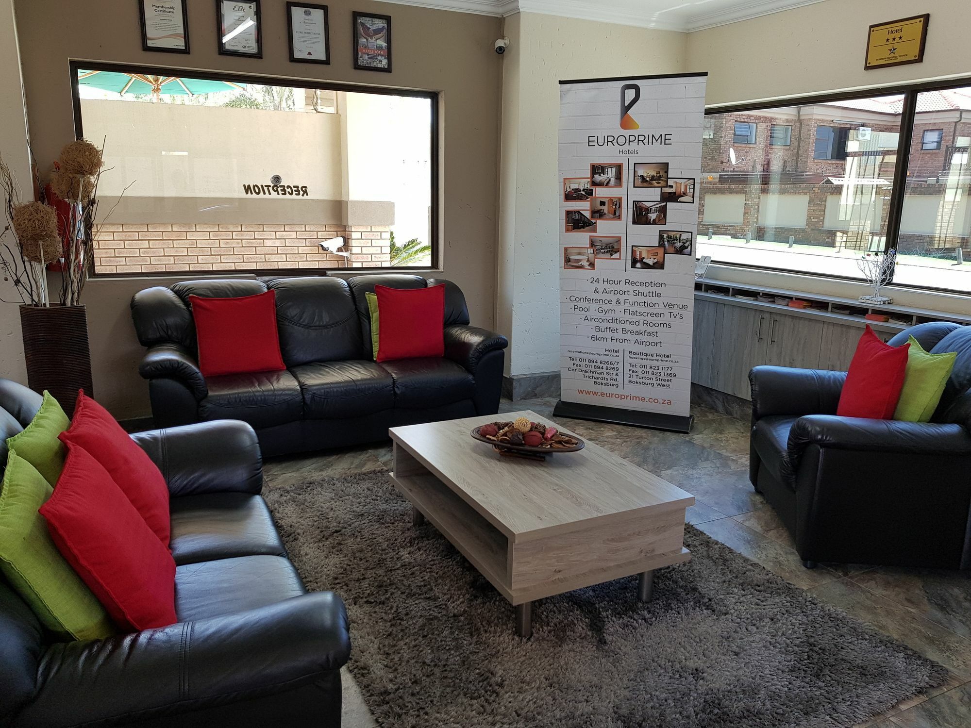 Europrime Hotel Boksburg Eksteriør billede